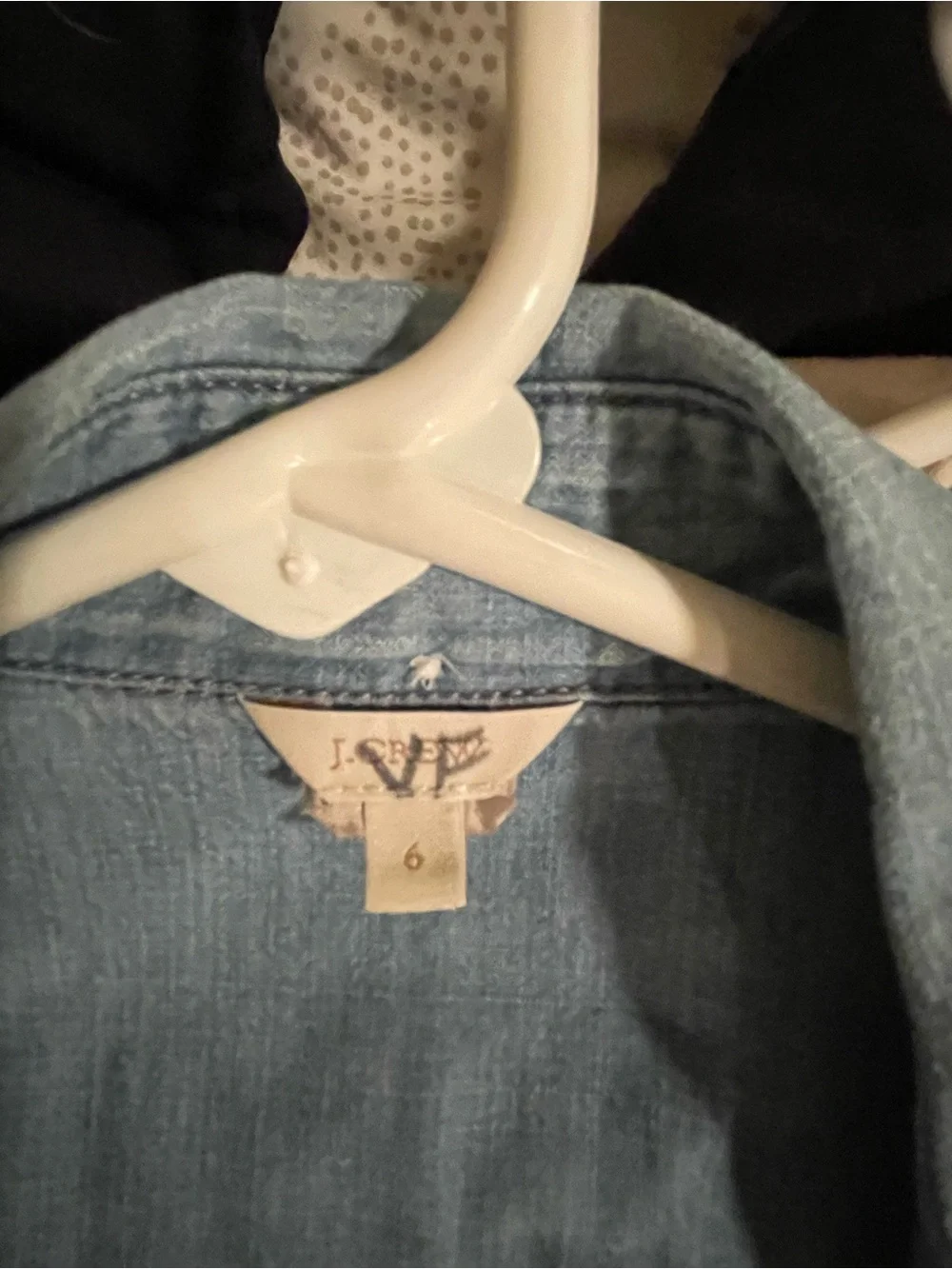 J. Crew Light Blue Denim Button-Up Shirt